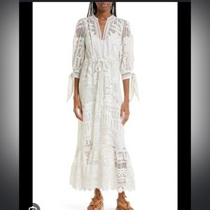 FARM Rio White Maxi Dress